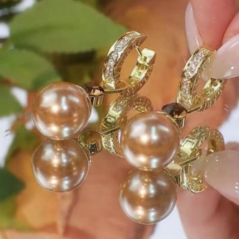 法式復港風珍珠耳環