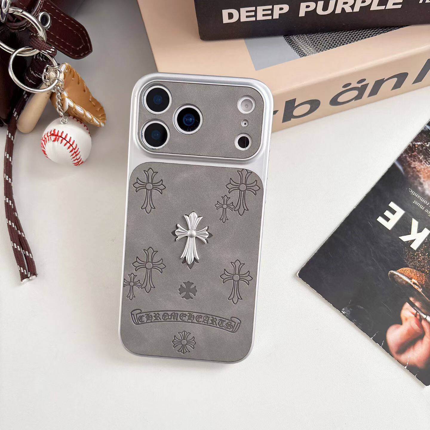 潮牌立體克羅心蘋果保護殼