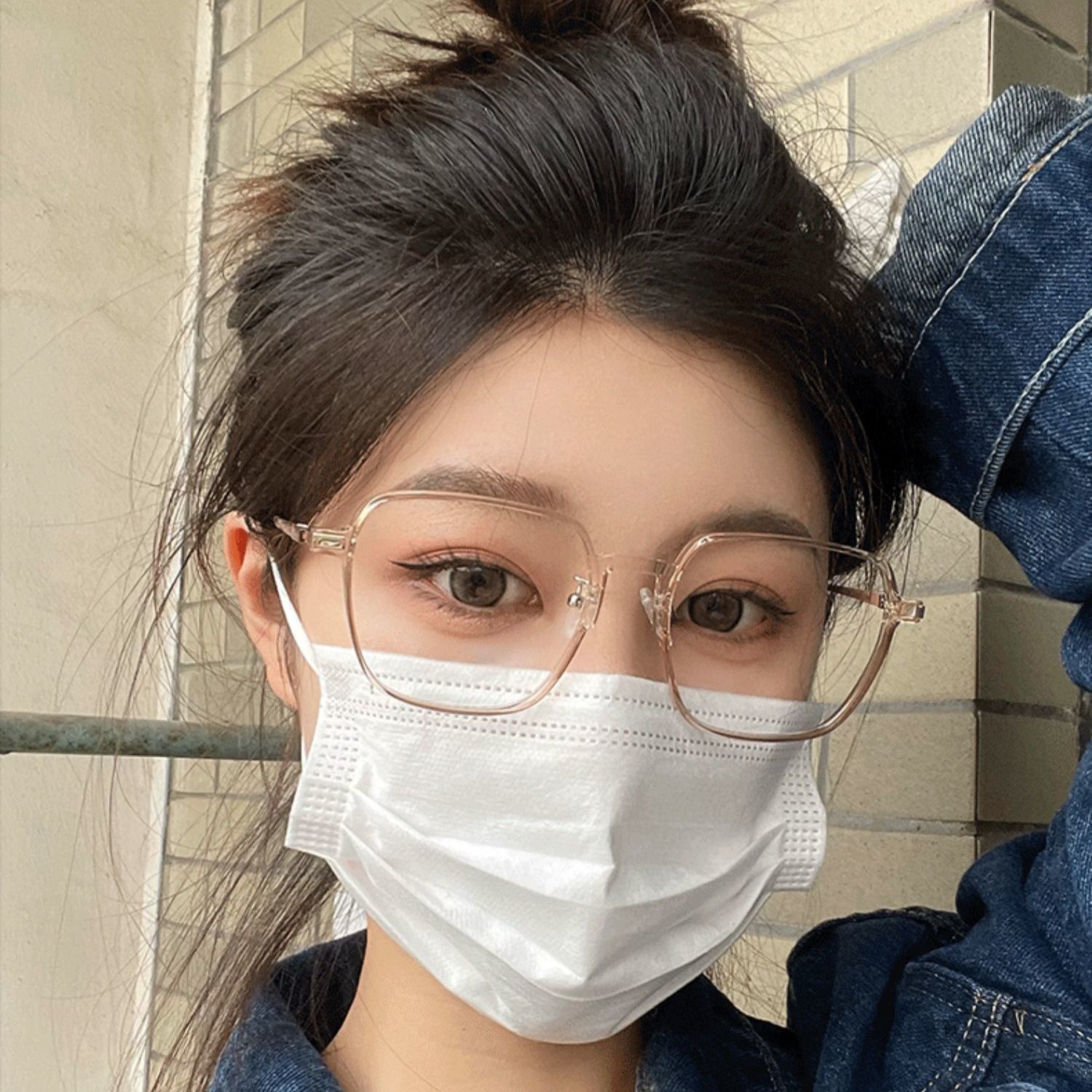 蒂芙尼藍色大框眼鏡【可配度數】防藍光 多款顏色 素顏神器 男女同款