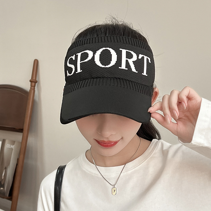 【沫緹甄選】帽子女春夏鴨舌帽潮流戶外遮陽帽sport新款空頂帽