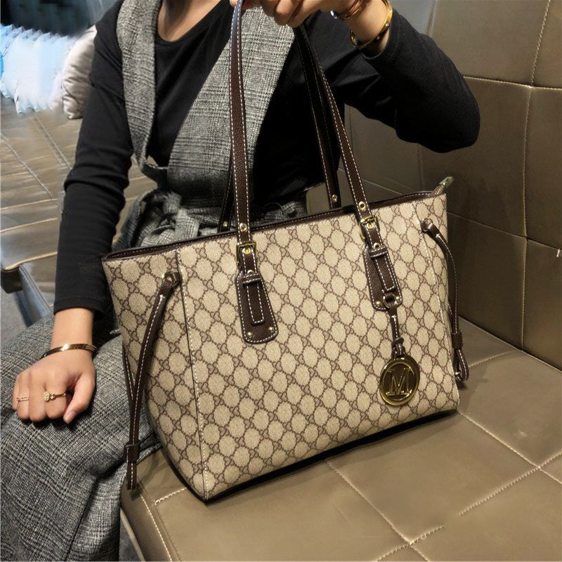 新款時尚大容量通勤托特手提包