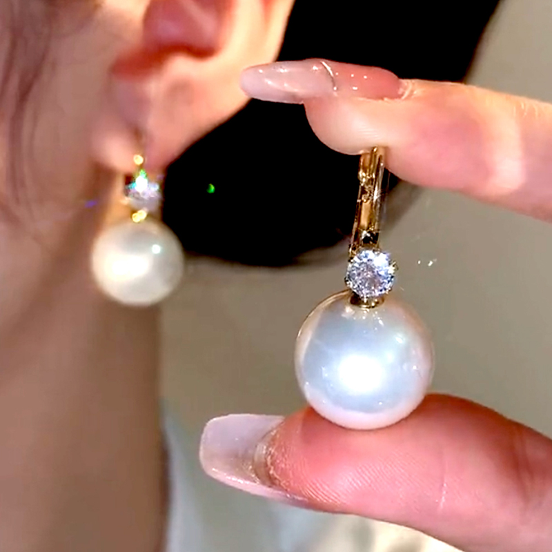 輕奢高檔珍珠耳環