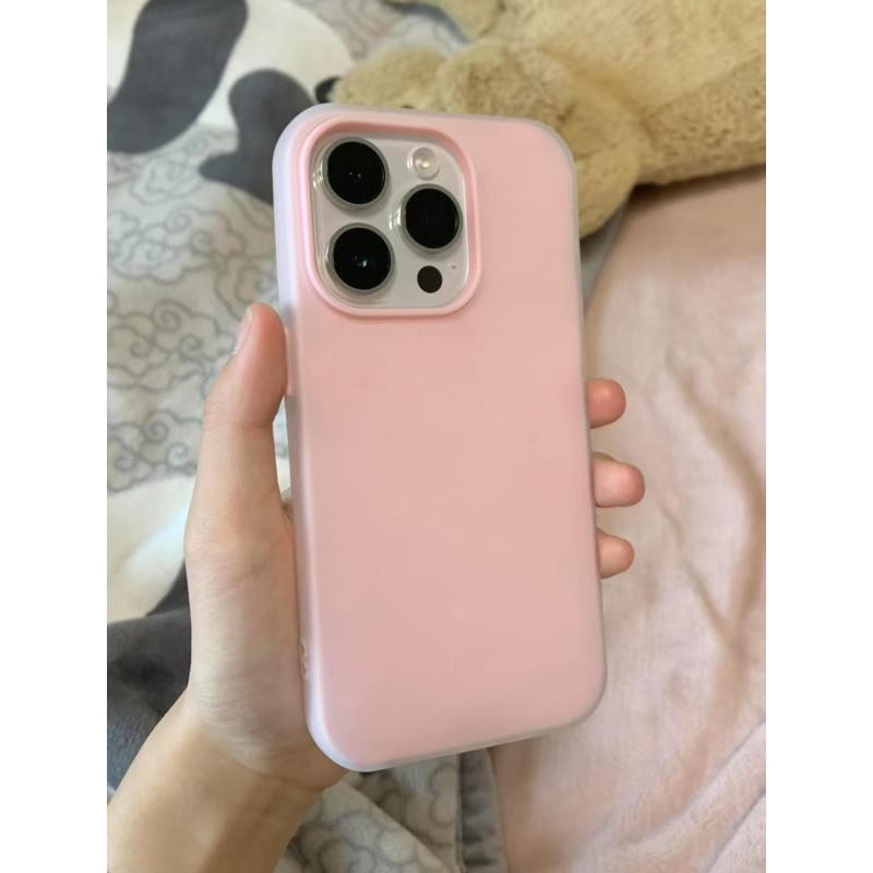 磨砂果凍二合一 蘋果iphone純色 多巴胺手機保護殼