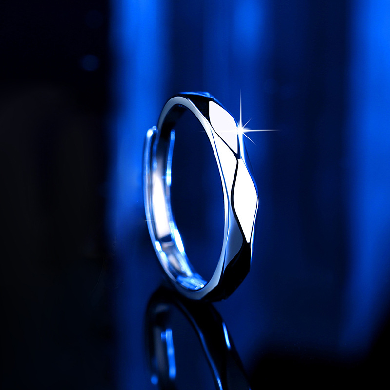 【520送女友莫桑讚系列】一飾銘心.情意永久情侶對戒/傳世經典雪花六爪