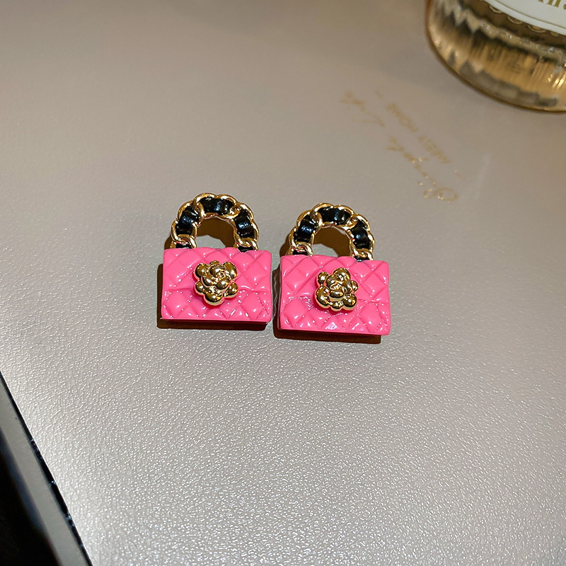 復古誇張個性包包耳環