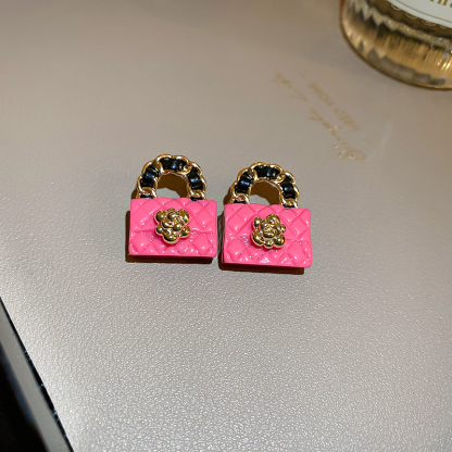 復古誇張個性包包耳環