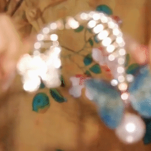 珍珠蝴蝶盤發神器髮夾