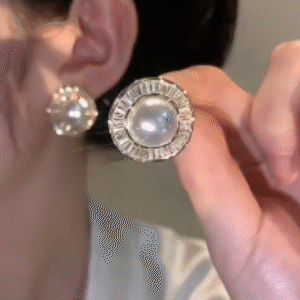 新款時尚珍珠耳環