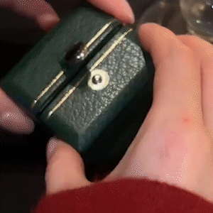 輕奢靈蛇旋轉錢幣戒指