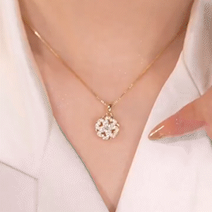 優雅氣質幸運草項鍊