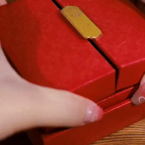 一夜暴富紅鑽球氣質耳環