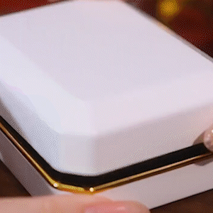 紅色水晶鑽球耳環