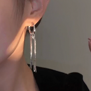 一款多戴圈圈流蘇耳環