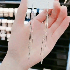 長款氣質流蘇耳環