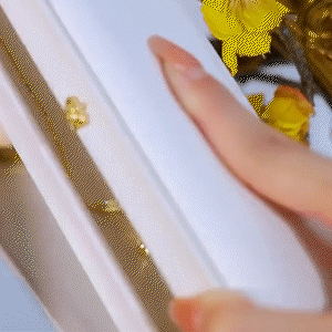 鈴蘭花純銀項錬  