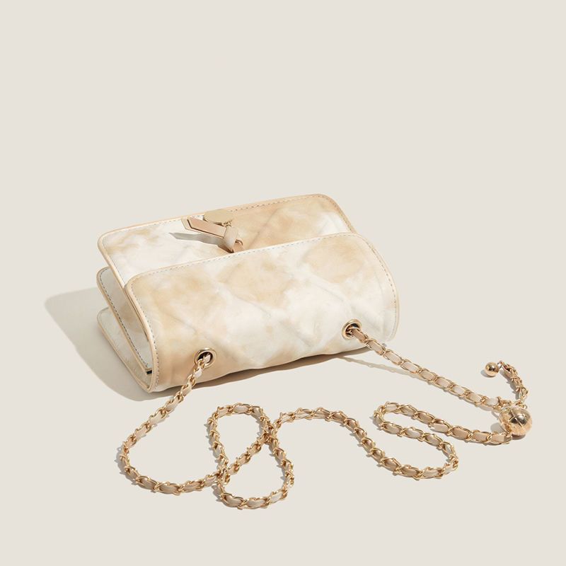 新款洋氣百搭錬條斜肩包 小方包