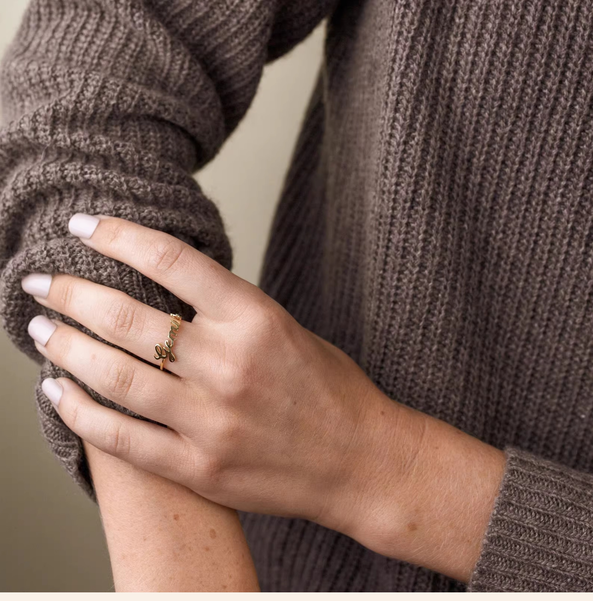 訂製款｜S925純銀客製化姓名戒指