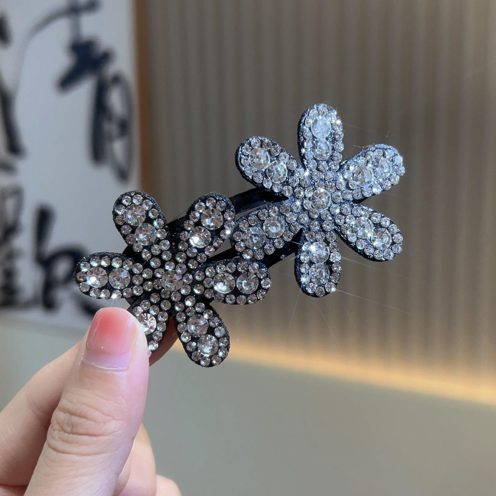 閃閃花朵髮夾 | 氣質少女BB夾