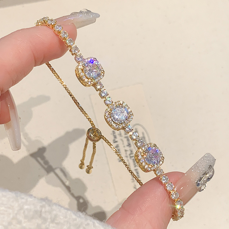 方糖莫桑鑽氣質手錬