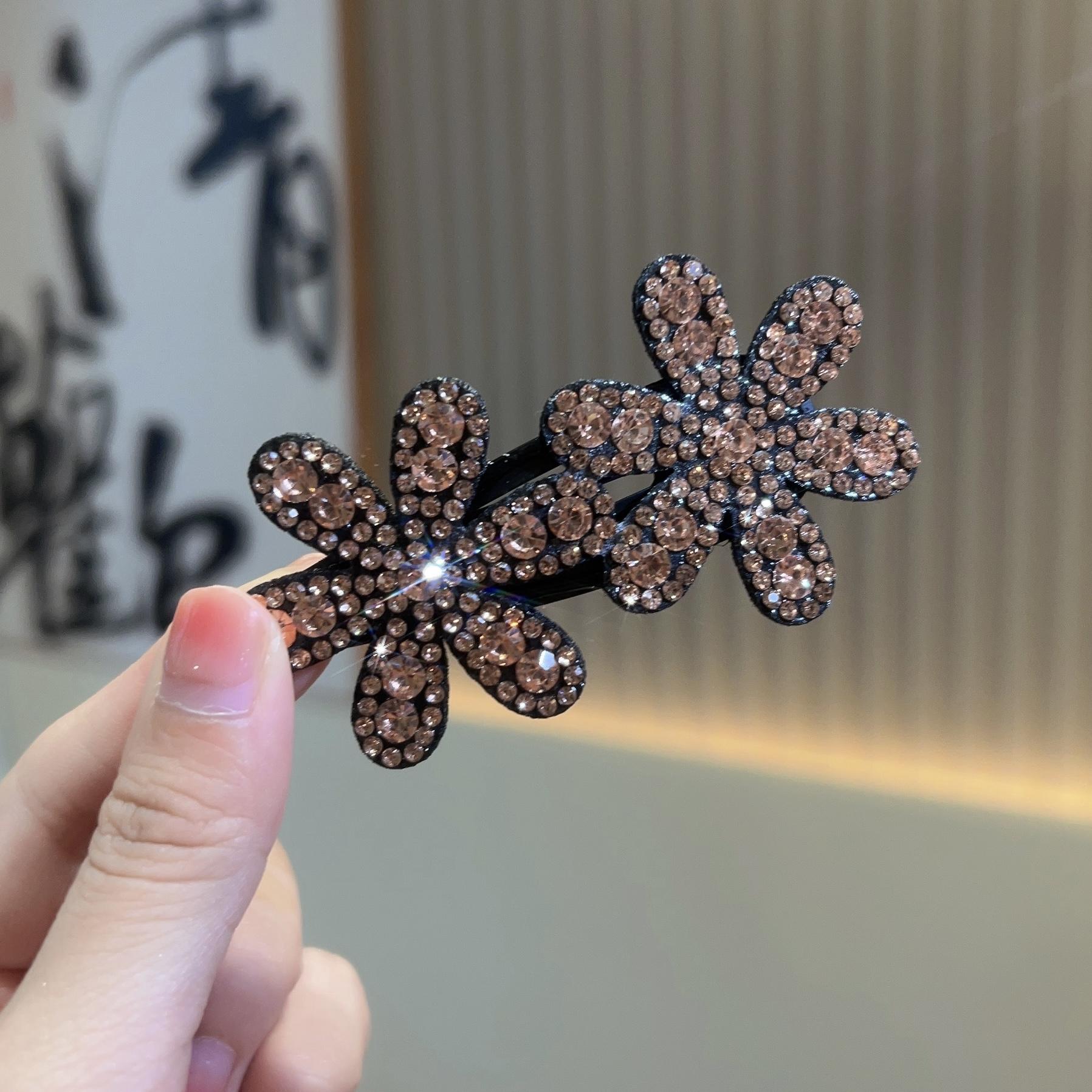 閃閃花朵髮夾 | 氣質少女BB夾