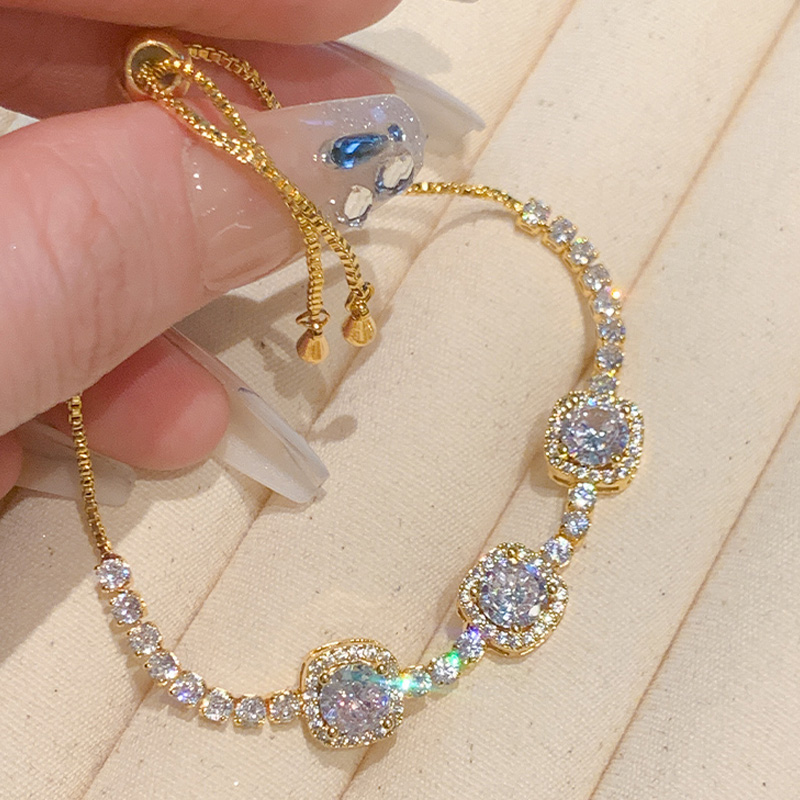 方糖莫桑鑽氣質手錬