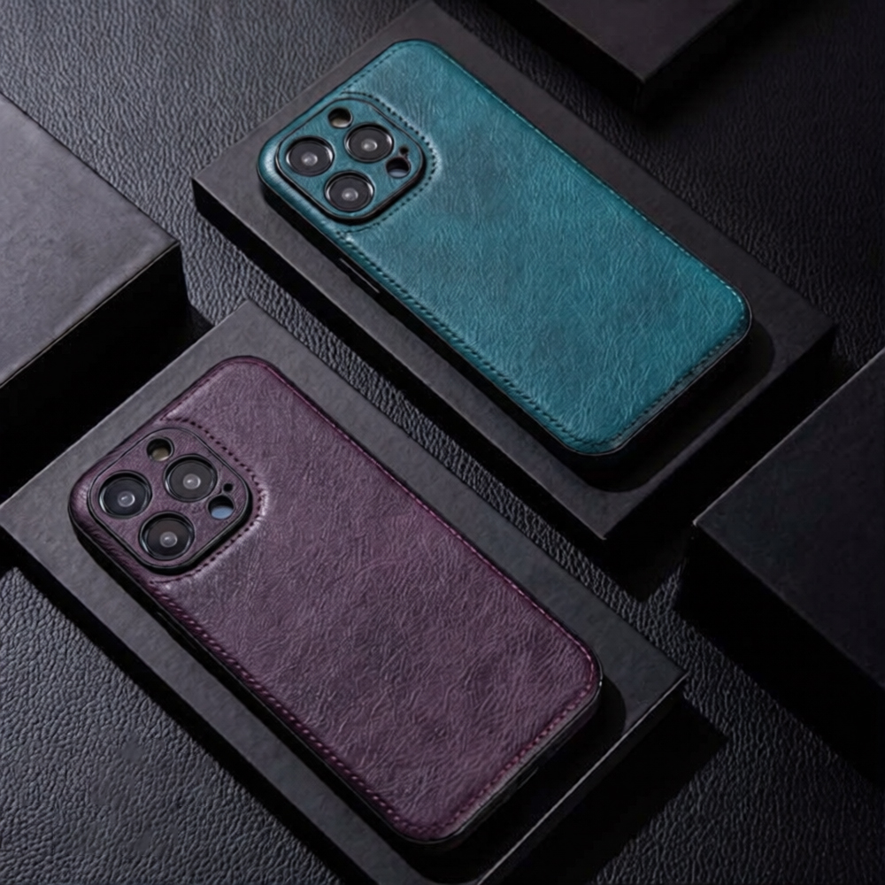 高端商務iphone防摔皮殼