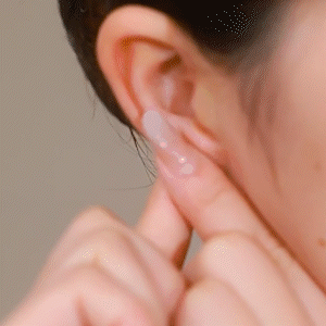 美拉德風鑽球鋯石耳環  