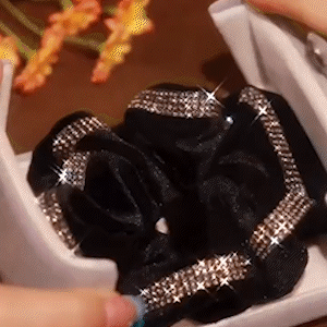 新款氣質丸子頭大腸髮圈