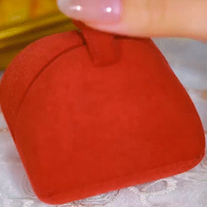 黃玫瑰花圈圈耳環