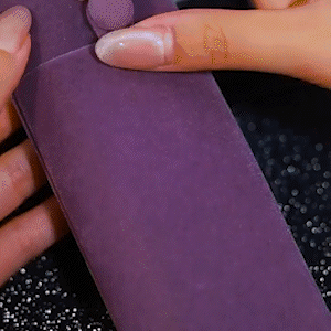 紫色水晶鋯石圈圈項錬