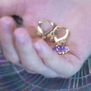 雙面銀杏葉輕奢耳環