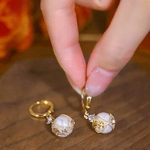 輕奢閃鑽珍珠耳環