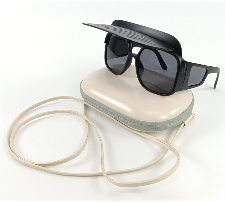 【沫緹甄選】新款多功能防曬偏光墨鏡防紫外線加大護目太陽眼鏡