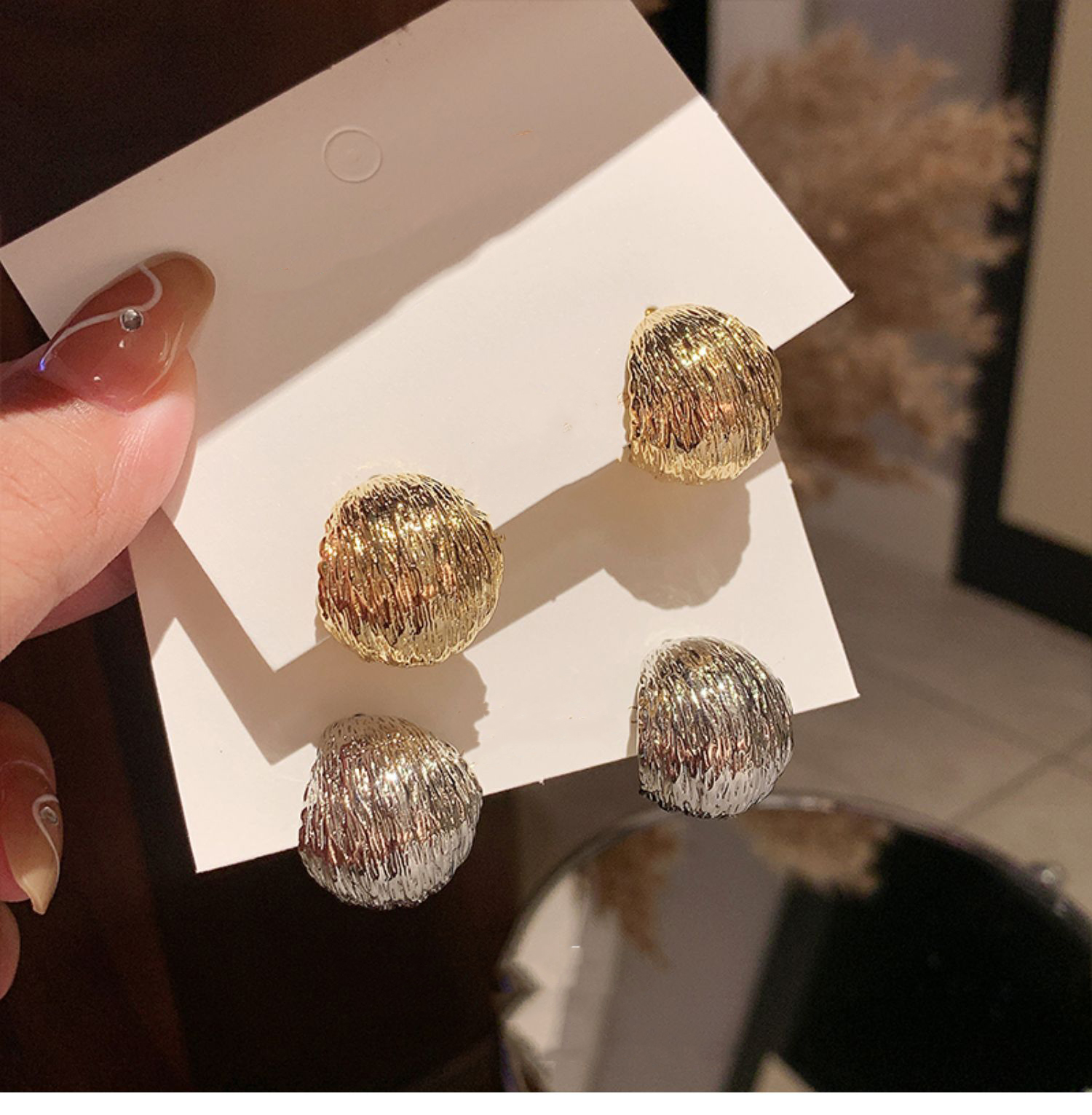 氣質大圈圈輕奢耳環