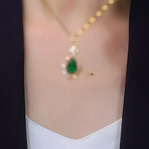 綠色方糖水晶耳環耳扣耳環