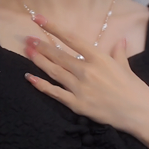 香檳色水晶珍珠項錬