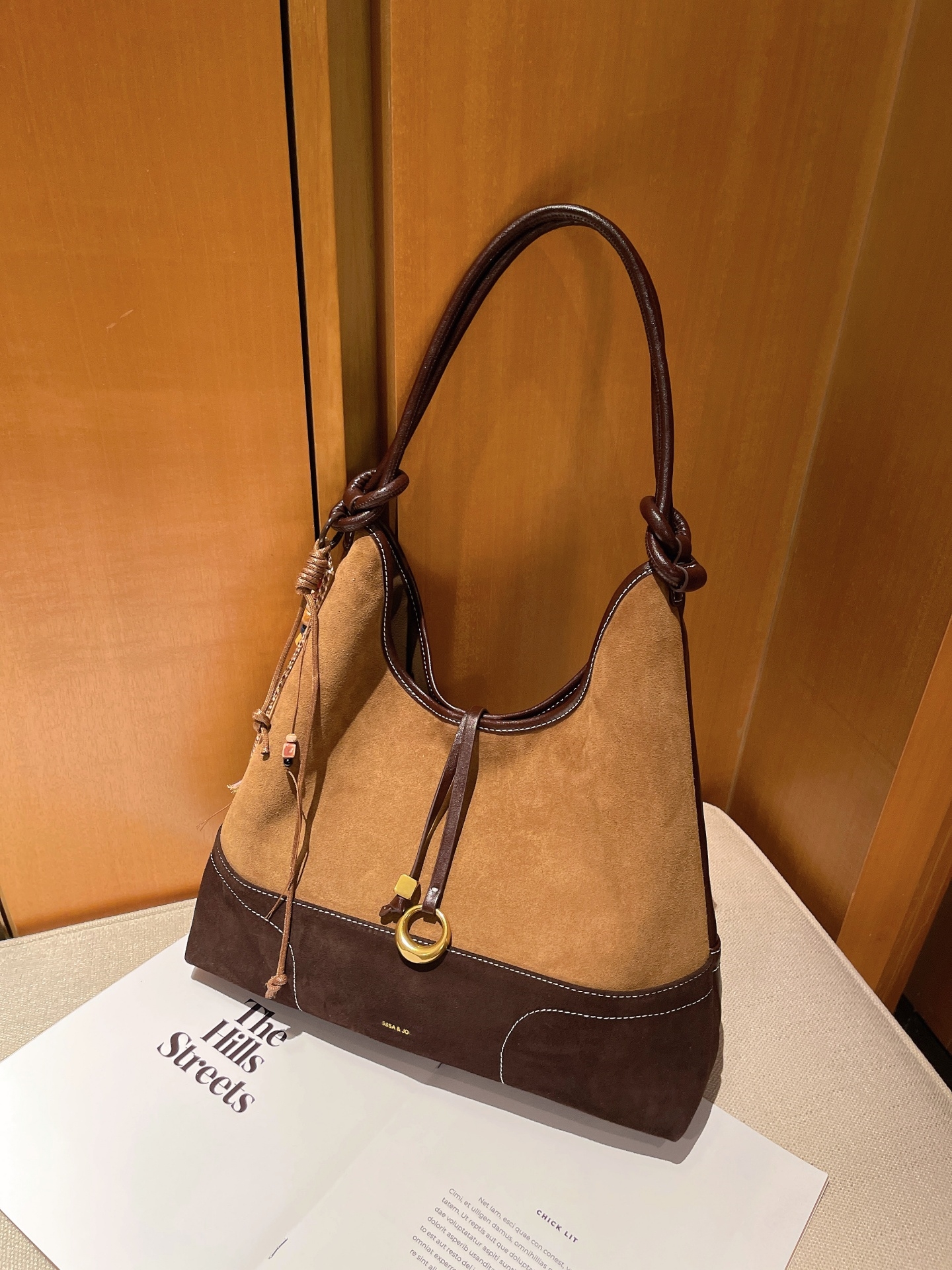 復古磨砂牛皮腋下包 通勤百搭斜肩包