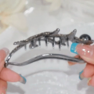 復古海星一字夹盤發神器