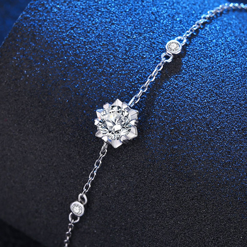 莫桑鑽999純銀手鍊▪禮物推薦