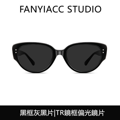 復古貓眼遮陽高級感近視偏光 太陽眼鏡