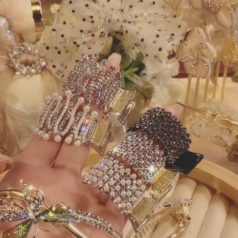 精緻滿鑽抓夾高馬尾夾