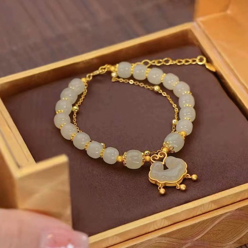 和田玉福氣串珠