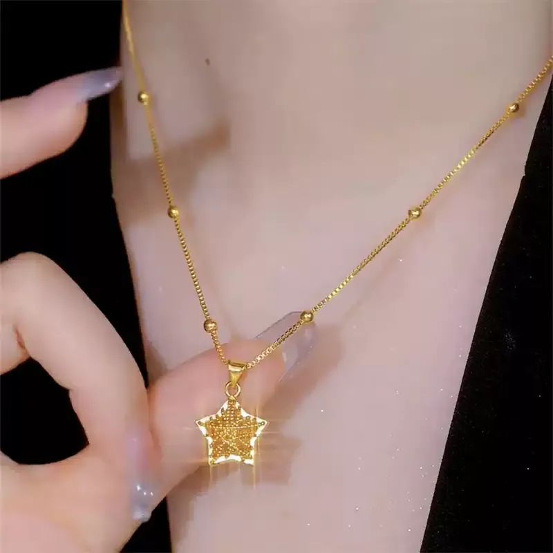 輕奢氣質五角星項錬
