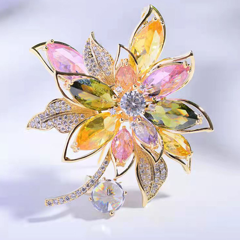 氣質優雅胸花胸針Brooch別針鑲鑽胸針 水鑽胸針 防走光別針造型胸針 小別針配飾 別針 襯衫領口固定小別針