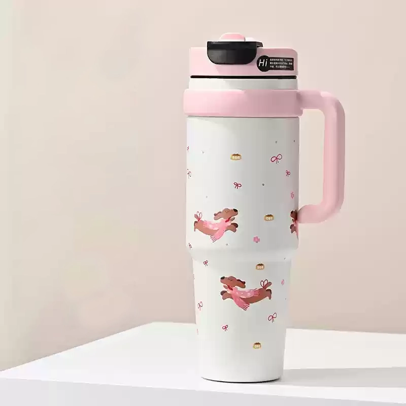 卡通冰霸杯大容量吸管杯子巨无霸水杯