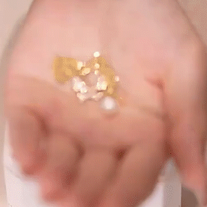 蝴蝶流蘇珍珠項錬
