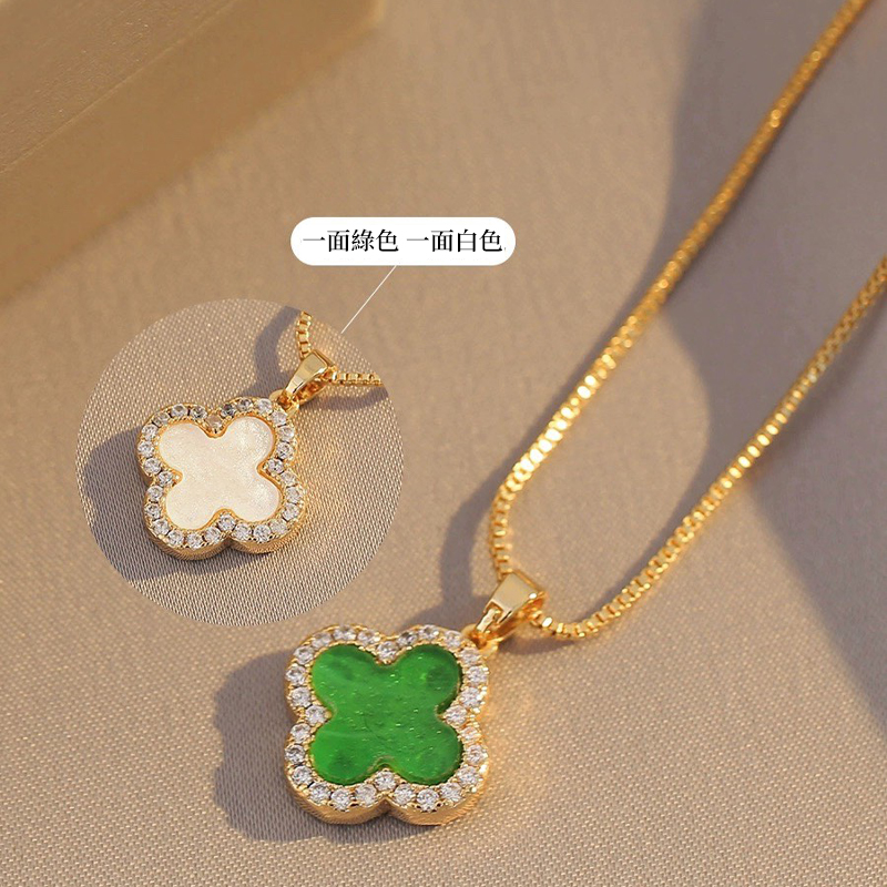 雙面幸運草項錬   -FANYIACC