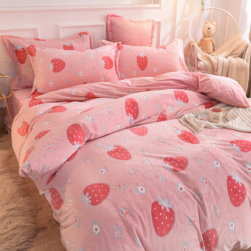 6D牛奶絨雕花 立體有型 不起球不掉色 四件組