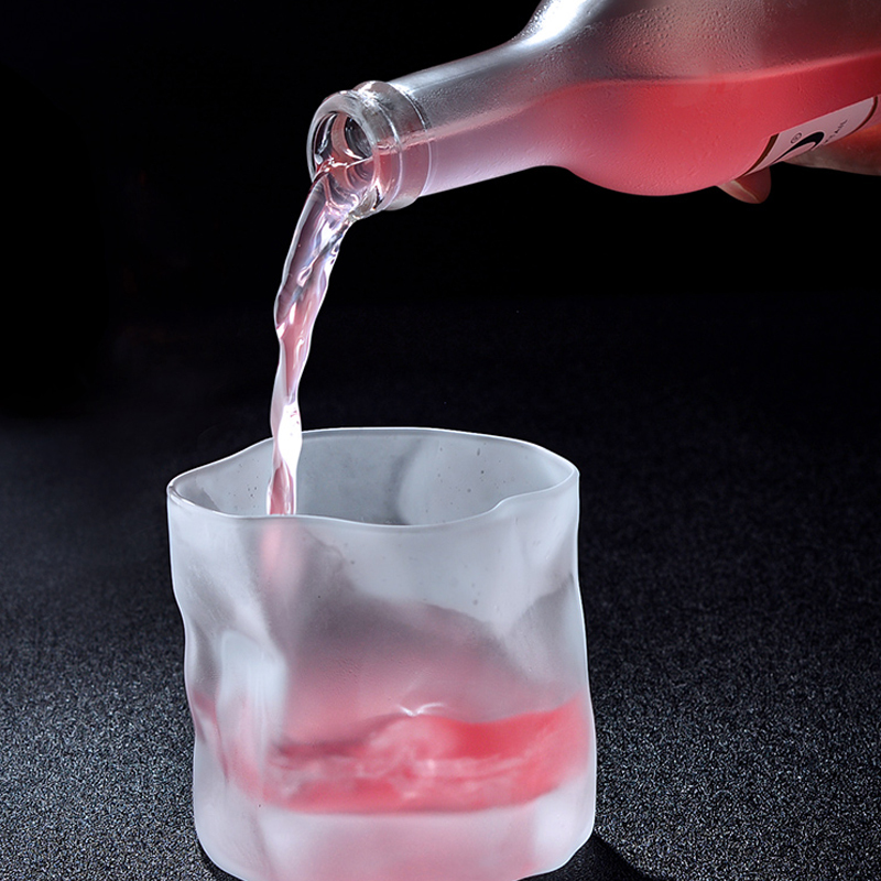 不規則 扭曲 金邊耐高溫玻璃杯