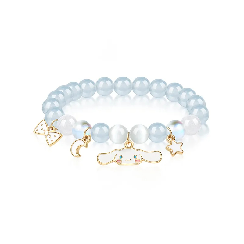 三麗鷗玉桂狗水晶手串 穩定情緒, 舒緩壓力 增加正能量